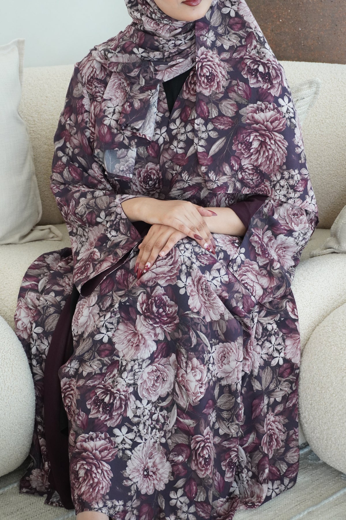 Rosewood Bloom Abaya