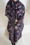 Moonlit Violet Abaya